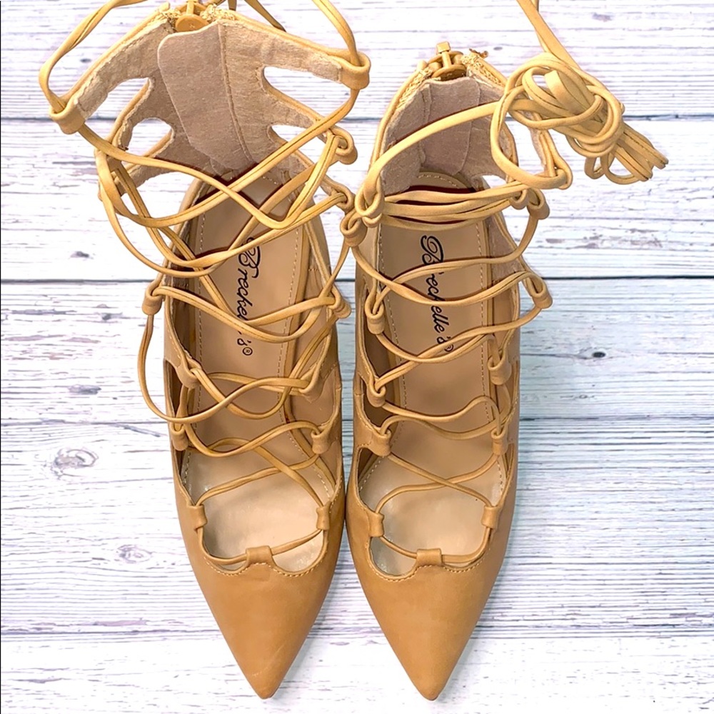 Tan heels beauties
